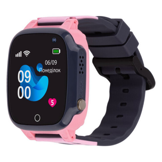 Смарт-часы AmiGo GO008 MILKY GPS WIFI Pink
