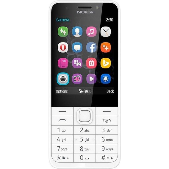 Мобильный телефон Nokia 230 Silver/White (UA UCRF)
