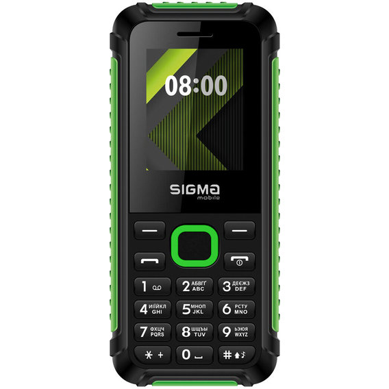 Мобильный телефон Sigma mobile X-style 18 Track black-green (UA UCRF)