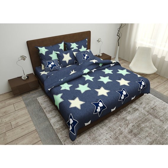 Комплект постельного белья SoundSleep Night Stars бязь подростковый (93369800)
