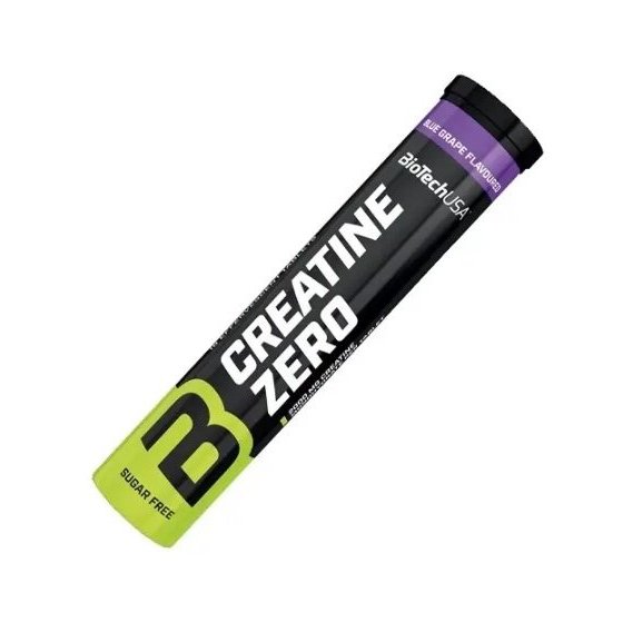 Креатин BioTechUSA Effervescent Creatine Zero 18 tabs/ 18 servings/ Blue Grape