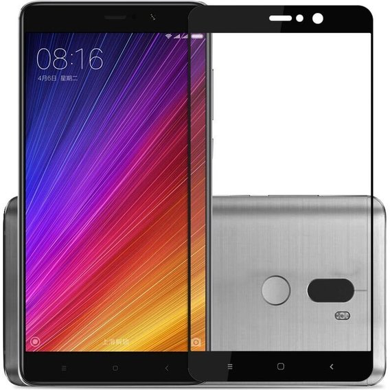 Аксессуар для смартфона Tempered Glass Black for Xiaomi Mi5s Plus