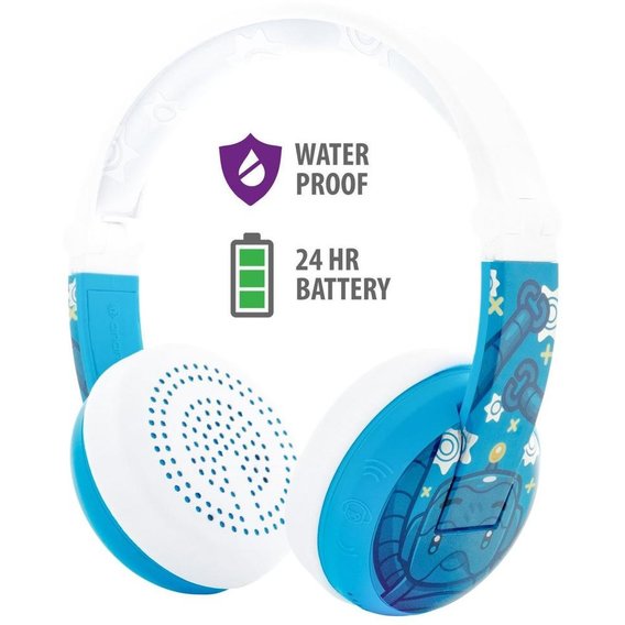 Навушники BuddyPhones Wave Robot, Blue (BT-BP-WV-ROBOT)