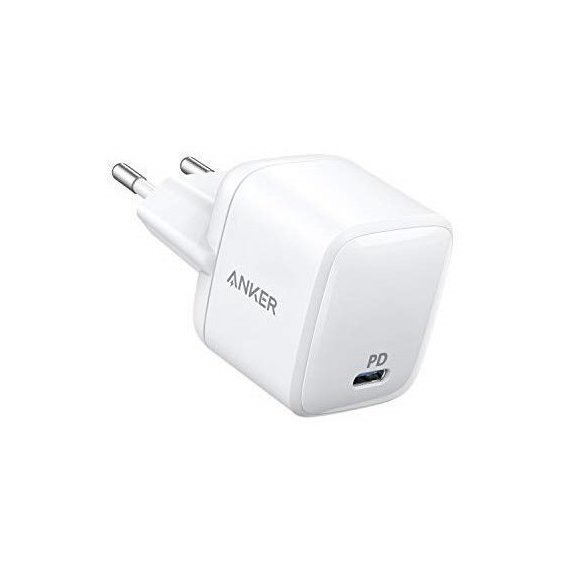 Зарядное устройство ANKER Wall Charger PowerPort Atom 30W PD USB-C White (A2017GD1/A2017G21)