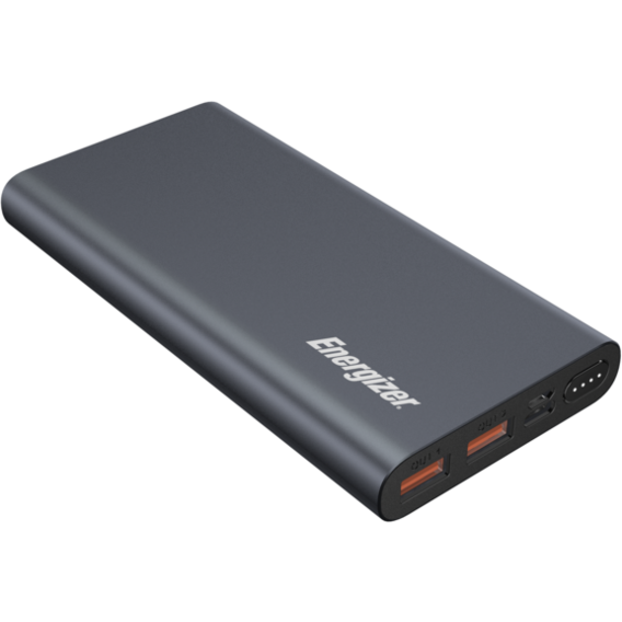 Внешний аккумулятор Energizer Power Bank 10000mAh USB-C 2xUSB+USB-C PD Grey (UE10047PQ (G))