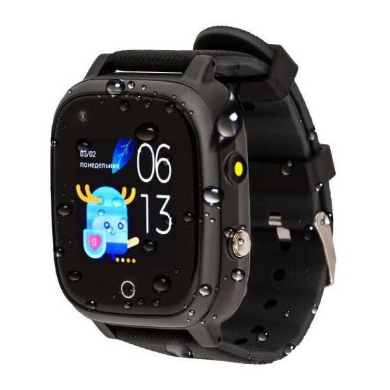 Смарт-часы AmiGo GO005 4G WIFI Thermometer Black