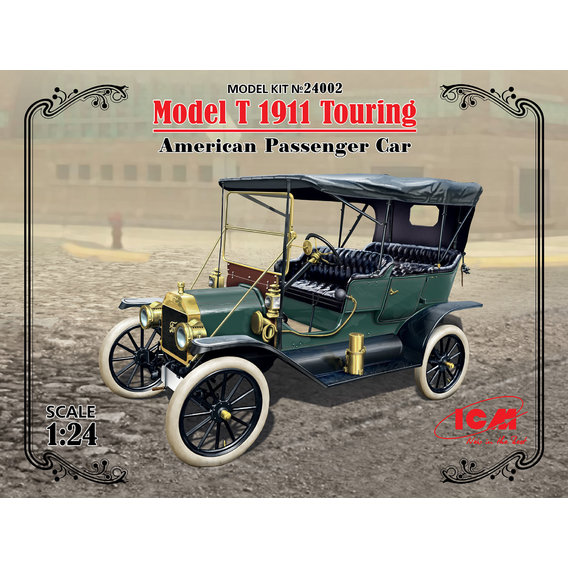 Американский пассажирский автомобиль Model T 1911 Touring, American Passenger Car (ICM24002)