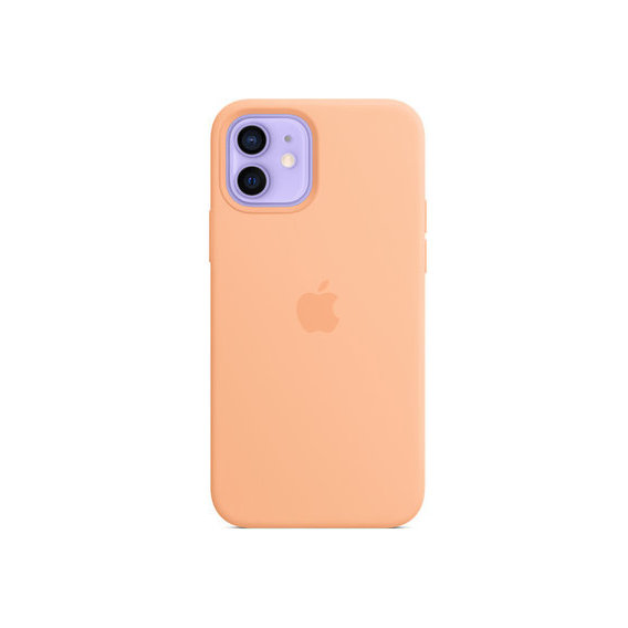 Аксессуар для iPhone Apple Silicone Case with MagSafe Cantaloupe (MK023) for iPhone 12/iPhone 12 Pro UA