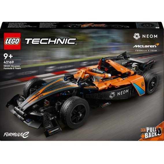 Конструктор LEGO Technic Автомобиль для гонки NEOM McLaren Formula E 452 детали (42169)
