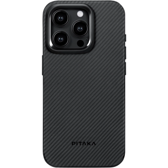 Аксессуар для iPhone Pitaka MagEZ Case Pro 4 Twill 600D Black/Grey (KI1501PPA) for iPhone 15 Pro