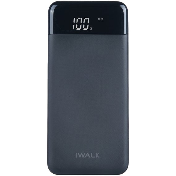 Внешний аккумулятор iWALK Power Bank Urban 10000mAh Black (UBU10000)