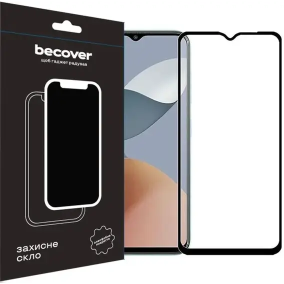Аксессуар для смартфона BeCover Tempered Glass Black for ZTE Blade A73 (710629)