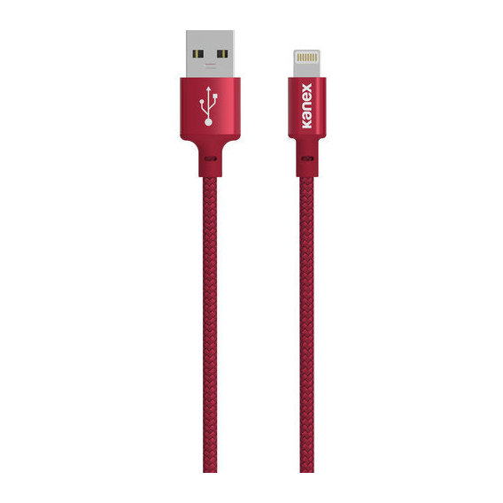 Кабель Kanex USB Cable to Lightning Premium DuraBraid 1.2m Red (K157-1215-RD4F)