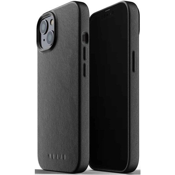 Аксессуар для iPhone MUJJO Full Leather Case Wallet Black (MUJJO-CL-022-BK) for iPhone 13