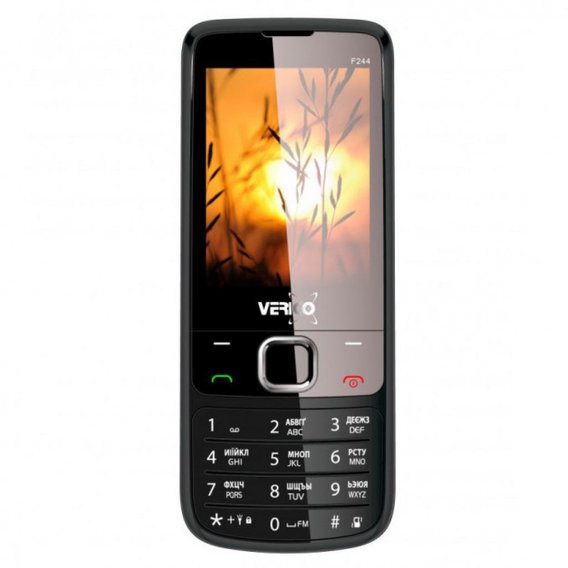Мобильный телефон Verico Style F244 Black (UA UCRF)