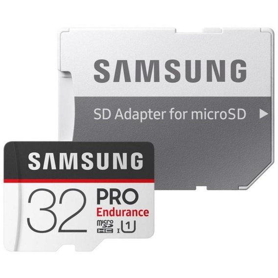 Карта памяти Samsung 32GB microSDHC Class 10 UHS-I U1 Pro Endurance + adapter (MB-MJ32GA/RU)