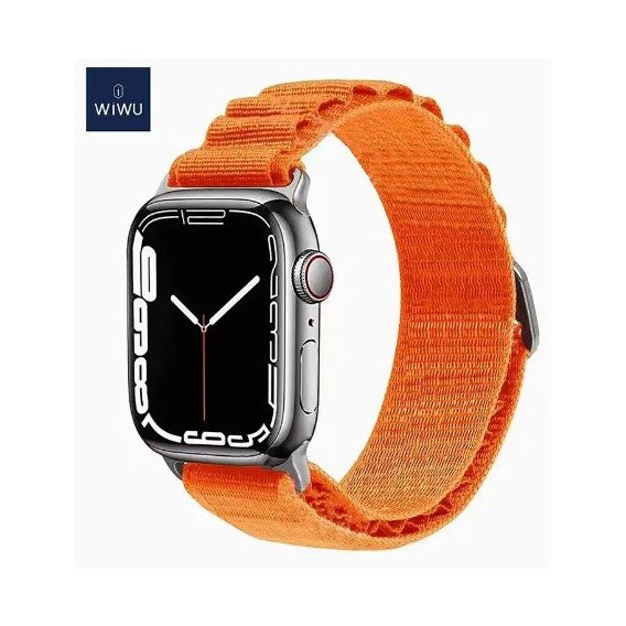 Аксессуар для Watch WIWU Nylon Watch Band Orange for Apple Watch 42/44/45/49mm