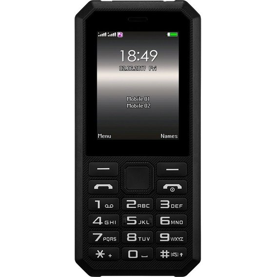 Мобильный телефон Prestigio Muze F1 1244 DS Black (UA UCRF)