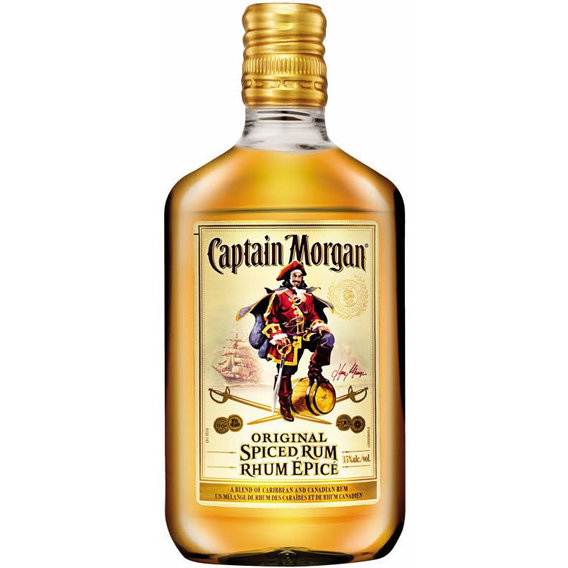 Алкогольный напиток на основе Карибского рома Captain Morgan «Spiced Gold» 0.2 л (BDA1RM-RCM020-002)