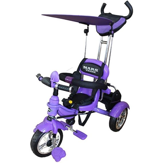 Велосипед трехколесный Mars Trike на надувных колесах Фиолетовый (KR01 air)