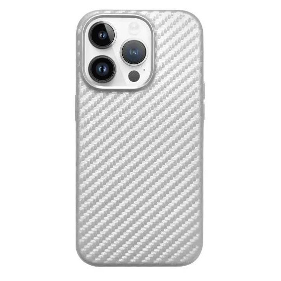 Аксессуар для iPhone K-DOO Mag Noble Collection Carbon Silver for iPhone 14 Pro