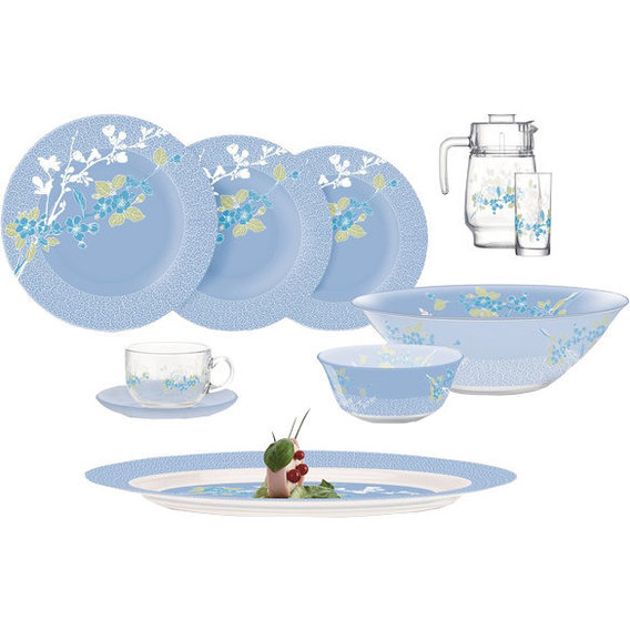 Столовый сервиз Luminarc Japanese Blue 46 пр. (N6262)