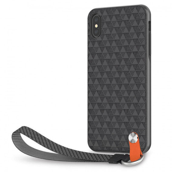 Аксессуар для iPhone Moshi Altra Slim Hardshell Case With Strap Shadow Black (99MO117002) for iPhone Xs Max