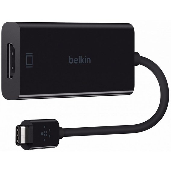 Адаптер Belkin Adapter USB-C to HDMI 4K Black (F2CU038btBLK)