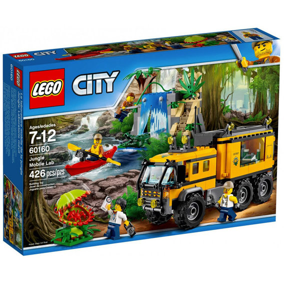 Конструктор LEGO City Передвижная лаборатория в джунглях (60160)