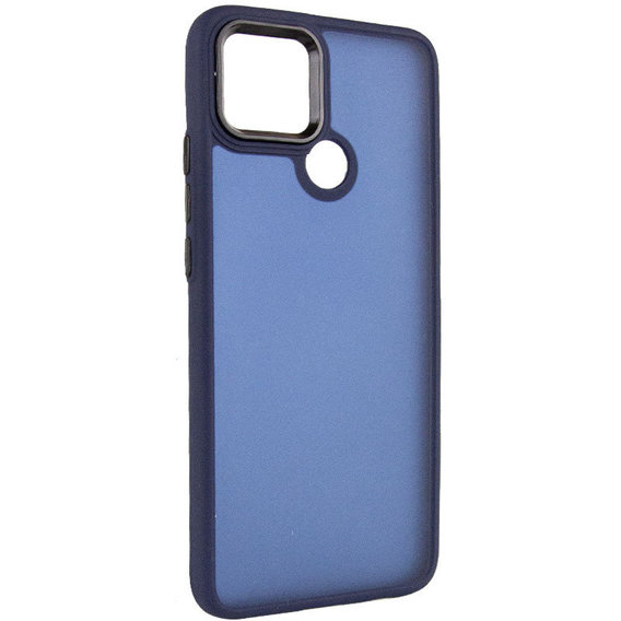 Аксессуар для смартфона Epik TPU+PC Lyon Frosted Case Navy Blue for Oppo A15s / A15