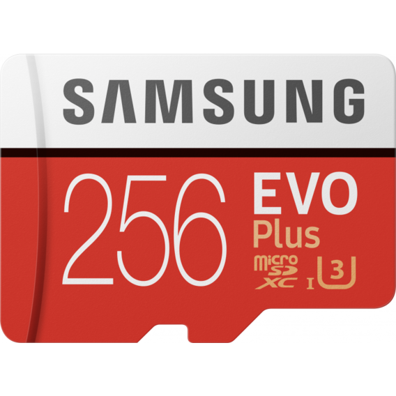 Карта памяти Samsung 256GB microSDXC Class 10 UHS-I U3 Evo Plus + adapter (MB-MC256HA/RU)