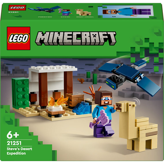 Конструктор LEGO Minecraft Steve's Desert Expedition Экспедиция Стива в пустыню (21251)