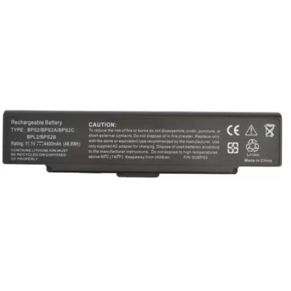 Батарея для ноутбука Sony VAIO VGP-BPS2C VGN-FE 11.1V Black 4400mAh OEM