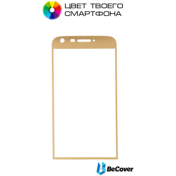 Аксессуар для смартфона BeCover Tempered Glass Gold for LG G5