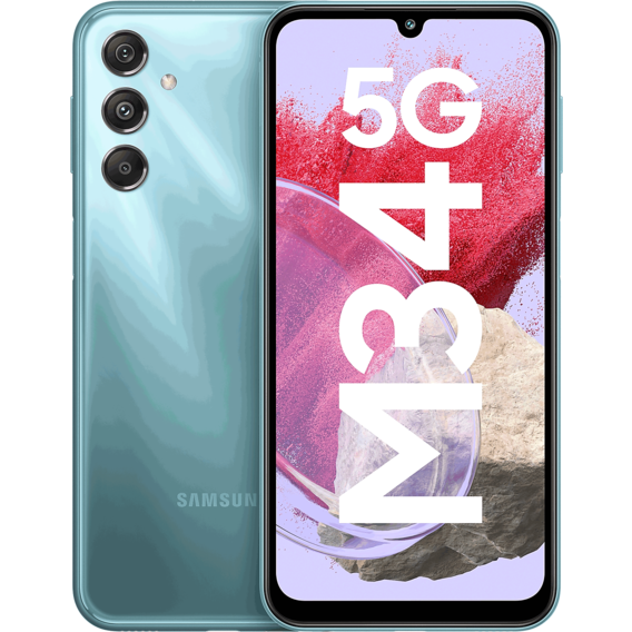 Смартфон Samsung Galaxy M34 5G 8/256Gb Waterfall Blue M346B