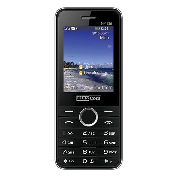 Мобильный телефон Maxcom MM136 Black-SIlver (UA UCRF)