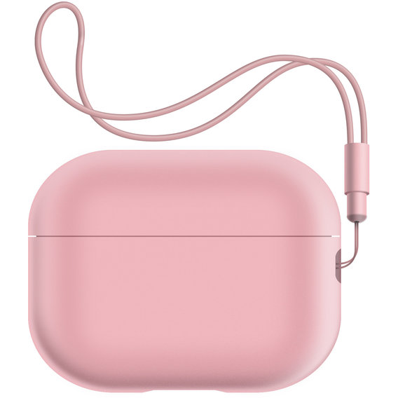 Чехол ArmorStandart Silicone Case with straps Pink (ARM68616) for Apple Airpods Pro 2