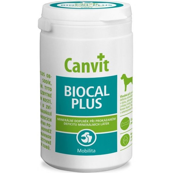 Вітамінна добавка Canvit Biocal Plus для покращення рухливості у собак 230 г (can50723)