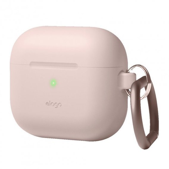 Чехол для наушников Elago Hang Silicone Case Sand Pink (EAP3HG-HANG-SPK) for Apple AirPods 3