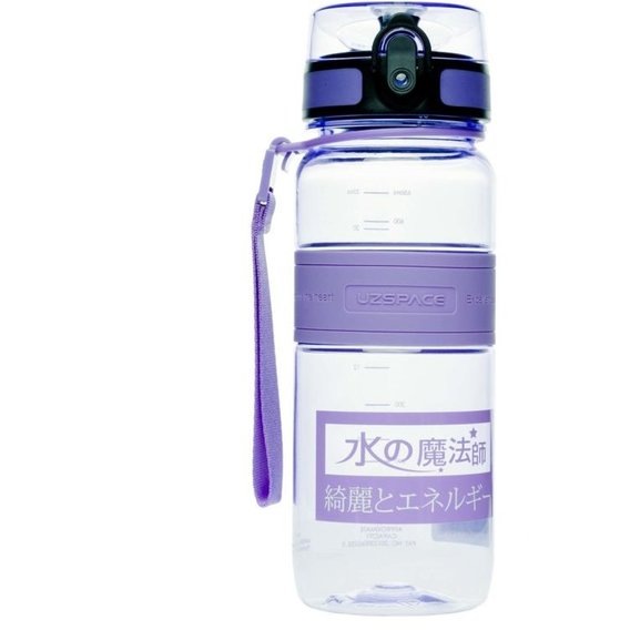 Бутылка для воды UZspace Magic Ion 650мл, Фиолетовый (5029)