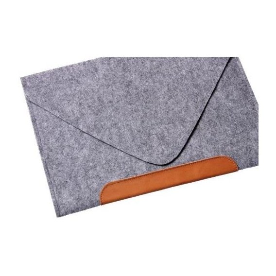 Gmakin Cover Envelope Felt Brown/Grey (GM10-12) for MacBook 12"
