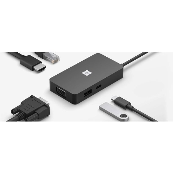 Аксессуар для планшетных ПК Microsoft USB-C Travel Hub Black (SWV-00001, SWV-00010)