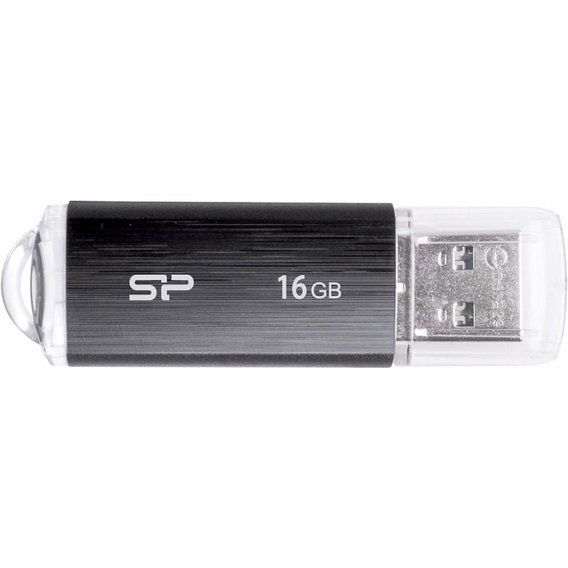 USB-флешка Silicon Power 16GB Ultima U02 USB 2.0 Black (SP016GBUF2U02V1K)