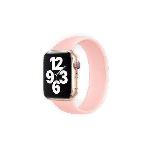 Аксессуар для Watch COTEetCI W58 Liquid Silicone Band Light Pink Size 135mm (WH5300-LP-135) for Apple Watch 38/40/41mm