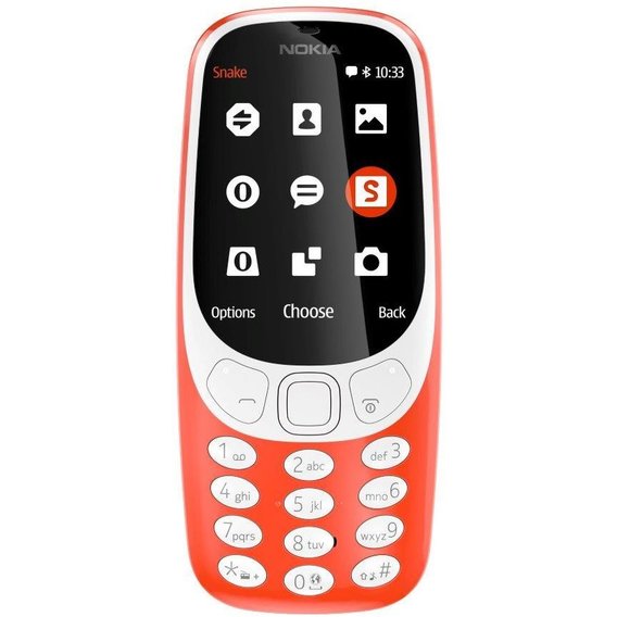 Мобильный телефон Nokia 3310 (2017) Dual SIM Warm Red (Glossy) (UA UCRF)