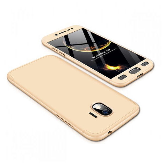 Аксессуар для смартфона LikGus Case 360° Gold for Samsung J400 Galaxy J4 2018