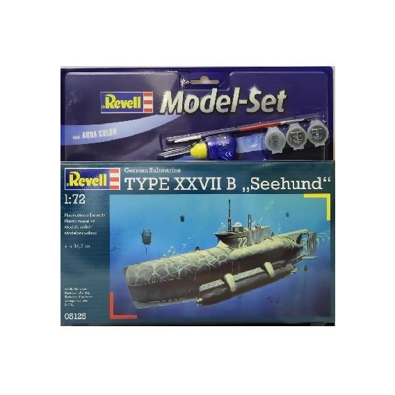Подарочный набор Revell Подводная лодка U-Boot Type XXVIIB Seehund 1:72 (65125)