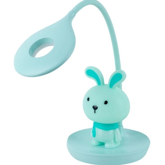 Настольная лампа LED Kite с аккумулятором Bunny зеленая (k24-492-1-4)