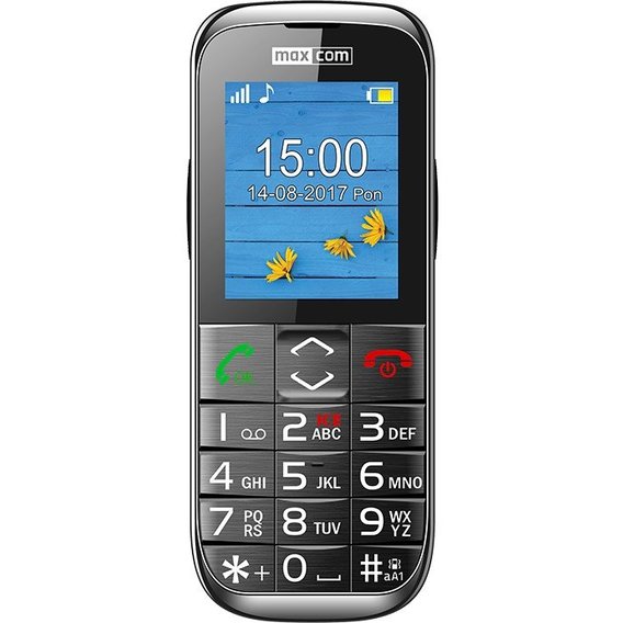 Мобильный телефон Maxcom MM720 Black (UA UCRF)