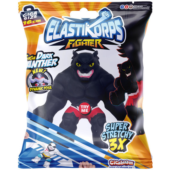 Стретч-игрушка Elastikorps серии Fighter – Черная партнера (C1016GF15-2021-3)